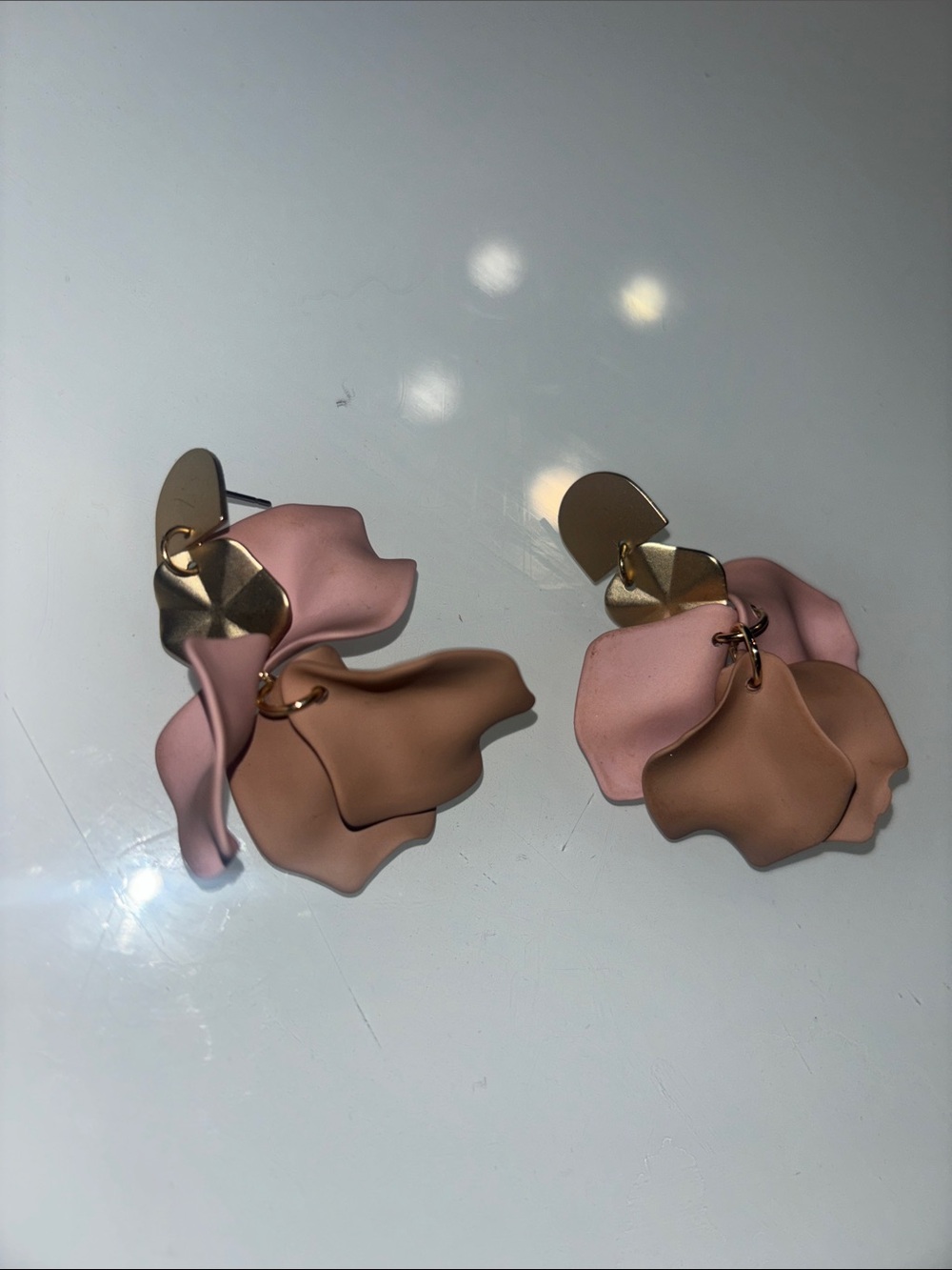 Pink Layer Earrings